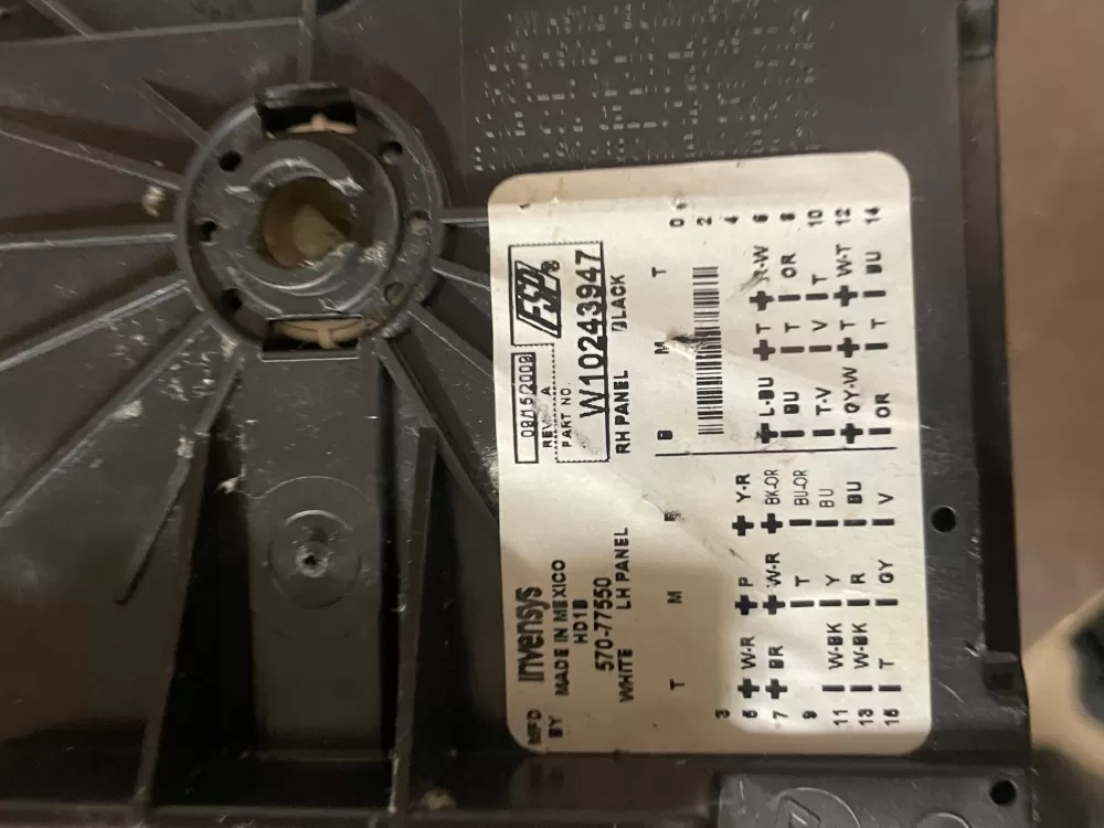 Maytag AP6017636 W10243947 WPW10243947 Washer Timer AZ48962 | Wm1791