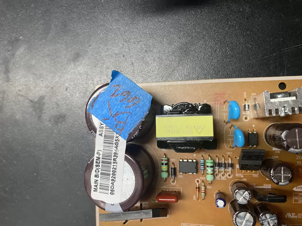 Samsung DA92-00215R Refrigerator Inverter Control Board AZ23154 | BK662