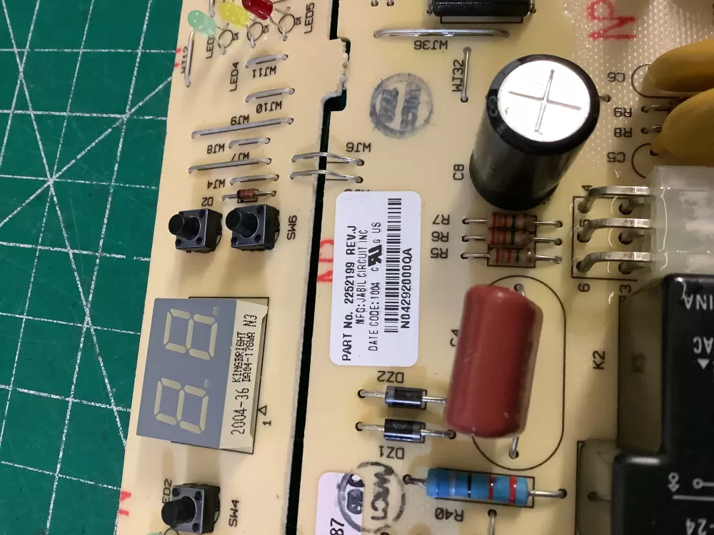 Refrigerator 2252199 2252140 Control Board AZ176749 | NR2637