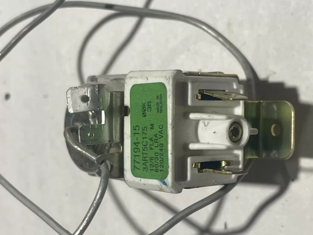 GE Refrigerator Temperature Control Thermostat 3ART5C175 AZ140070 | Wm1728