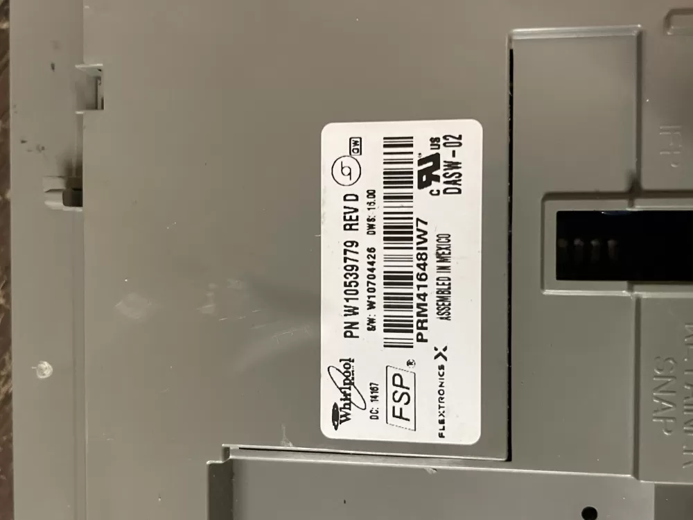 Maytag AP5955168 W10539779 W10539785 Dishwasher Control Board AZ48708 | Wm1789
