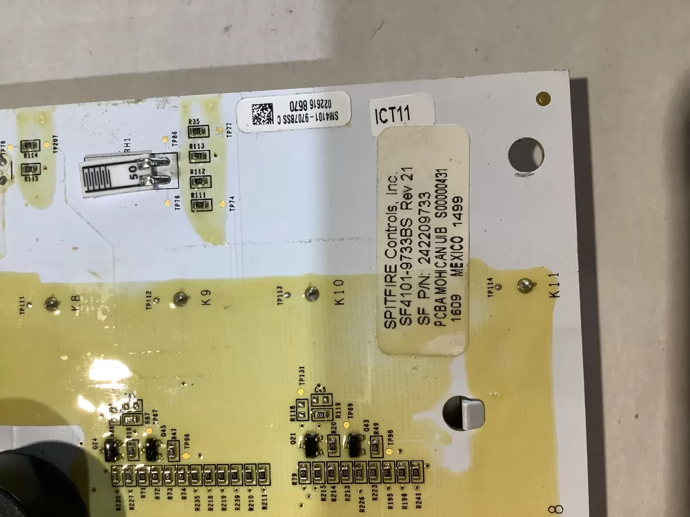 Electrolux 242209733 Refrigerator Display Control Board AZ123868 | BG59
