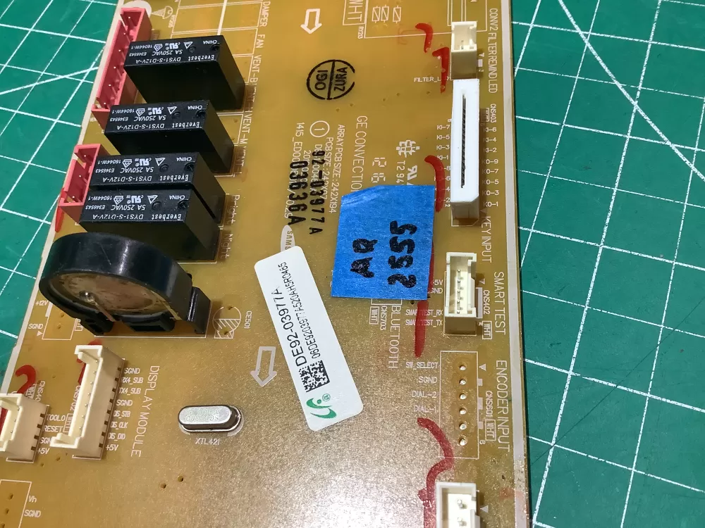 Samsung DE92-03977A Control Board AZ185360 | AR2555