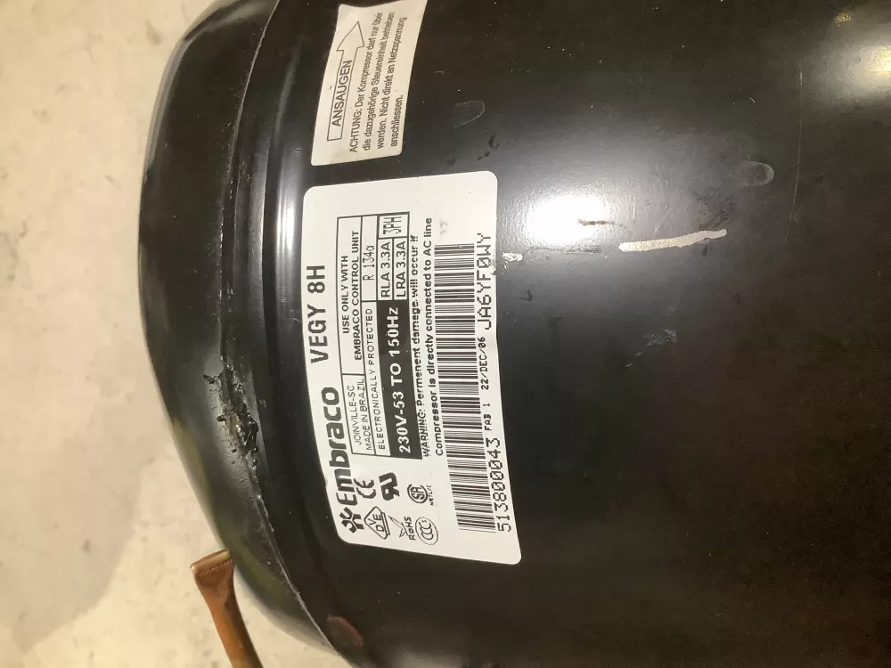 Embraco  513800043  Refrigerator Compressor