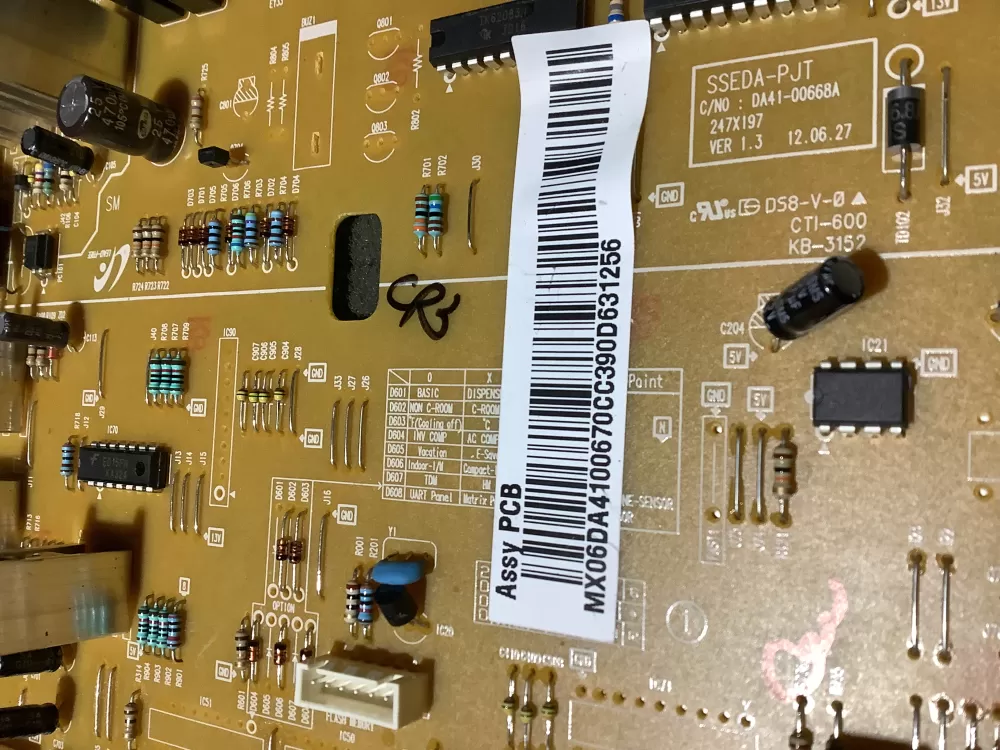 Samsung DA41-00670C DA41-00668A Refrigerator Control Board AZ113284 | NR2124