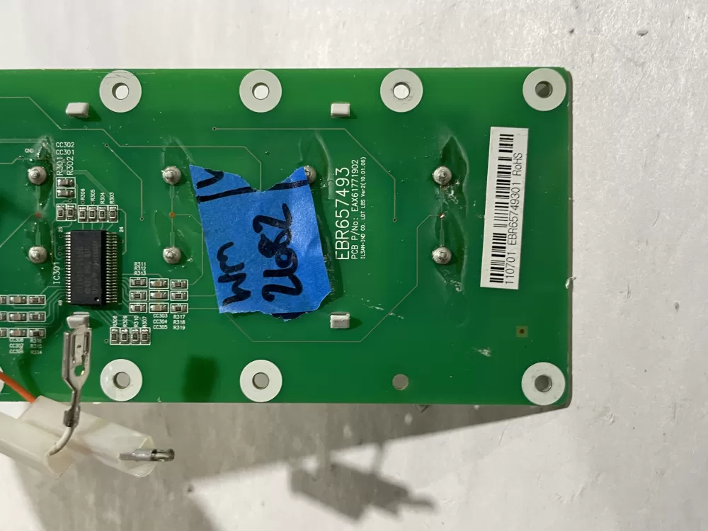 LG EBR65749301 Refrigerator Dispenser Control Board AZ186707 | Wm2682
