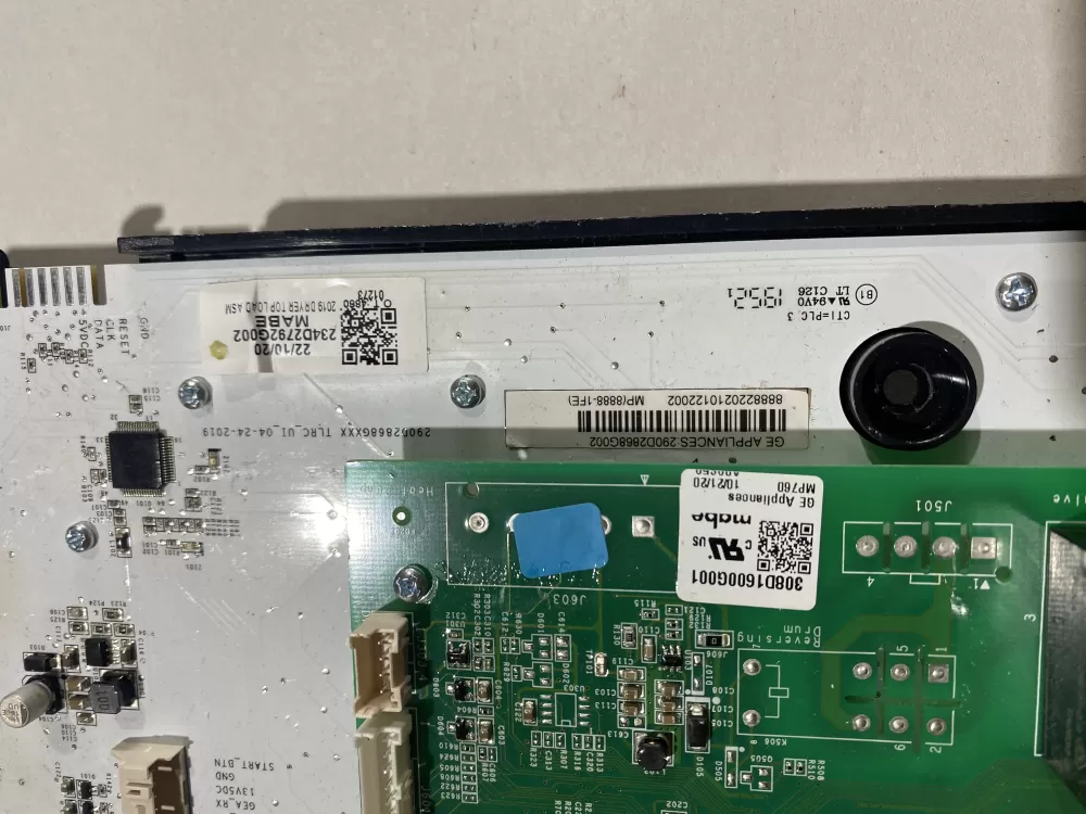 GE Dryer 234D2792G003 Main Board Assembly AZ111614 | BKV660