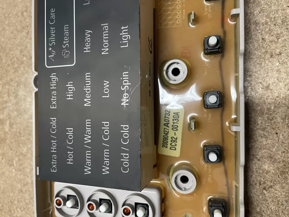Samsung DC92 00130A Washer Control Board AZ18202 | KMV306