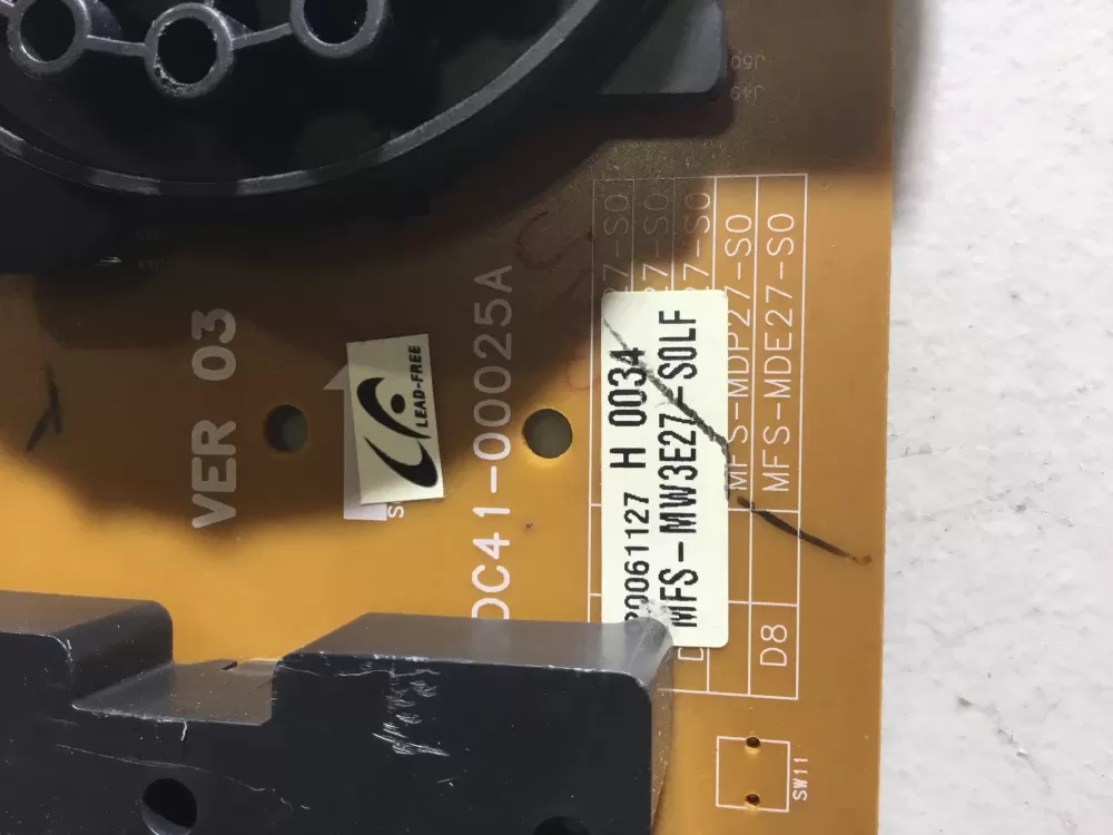 Samsung DC92-00124A DC41-00025A Dryer UI Control Board AZ45665 | NRV418