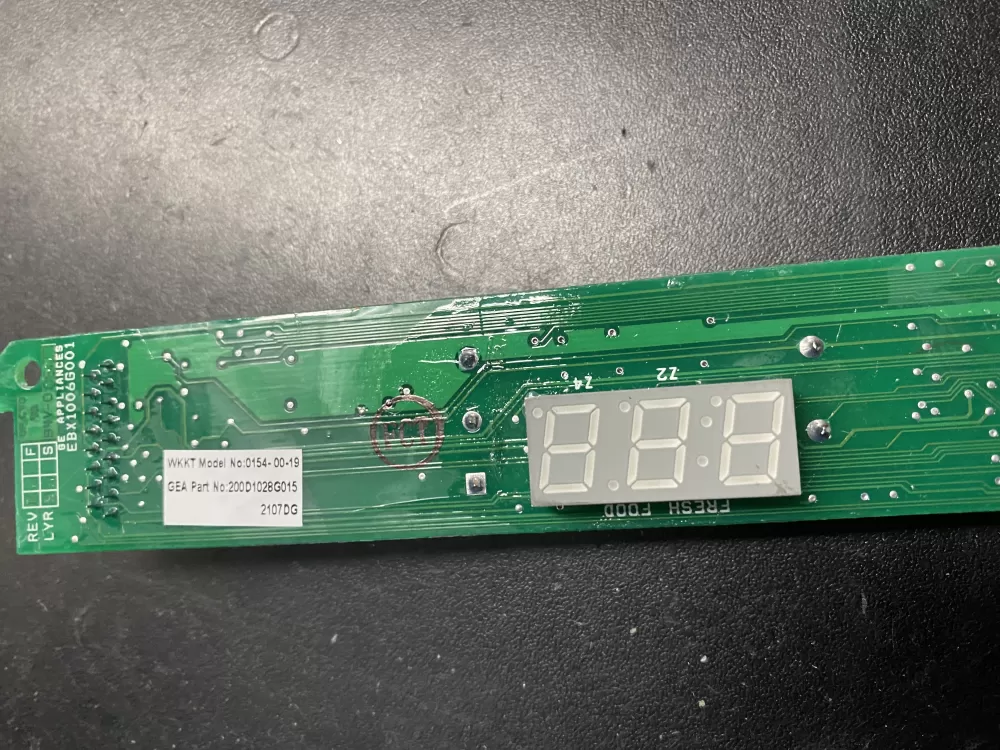 GE Refrigerator Display Control Board AZ9110 | BK761