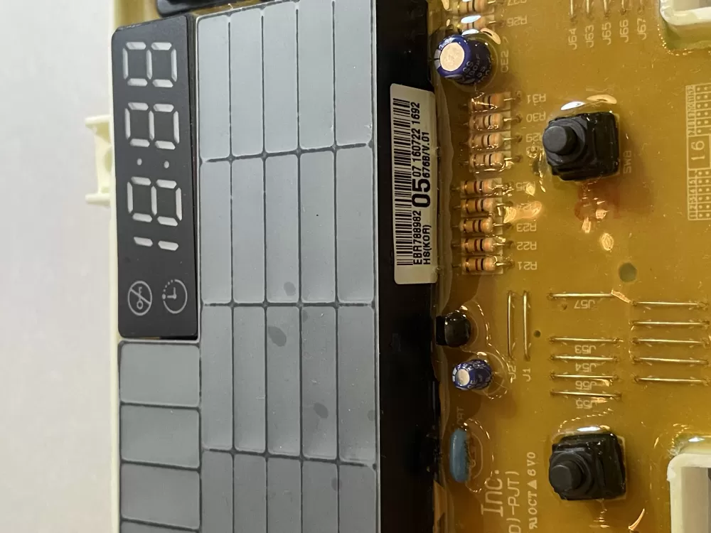 LG EBR78898205 Washer Control Board Interface AZ168624 | KMV15