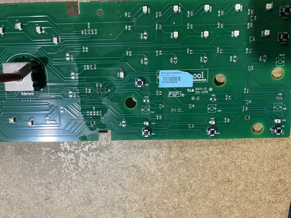 Whirlpool Maytag Kenmore W10334621 Dryer Control Board AZ71474 | BK1916
