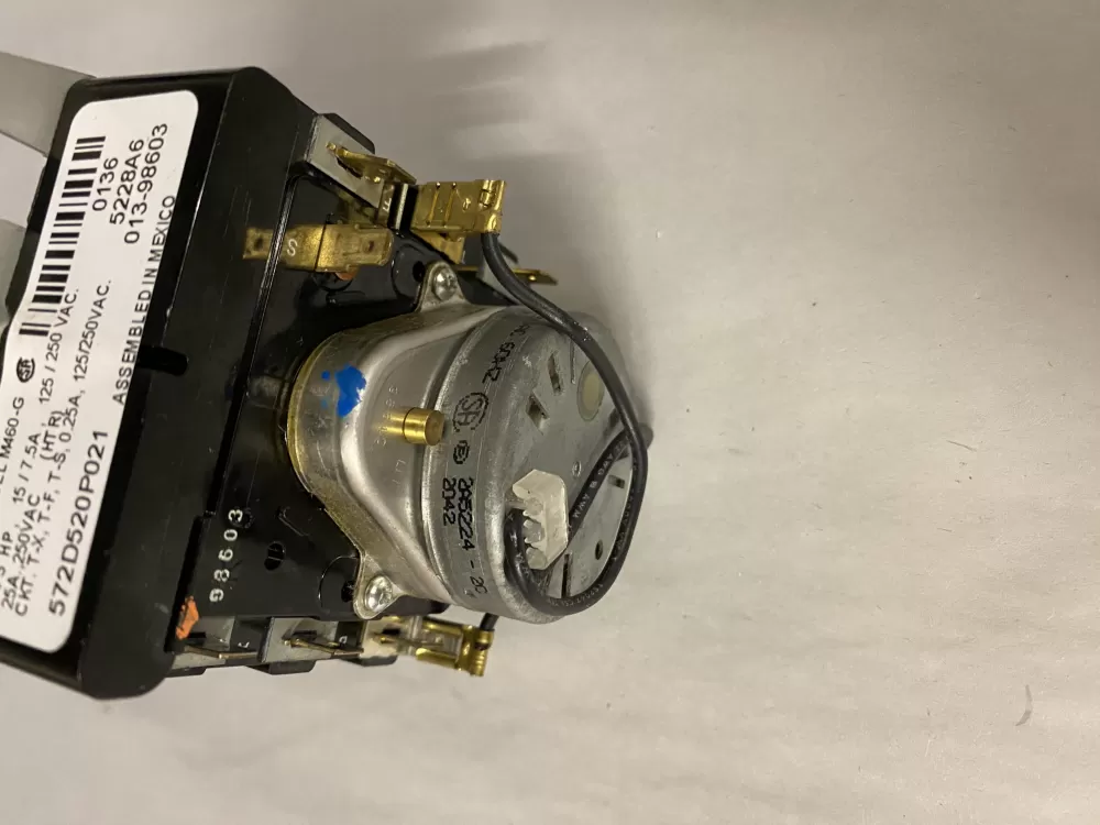 GE 572D520P021 WE4M271 Dryer Timer AZ218293 | BK1402