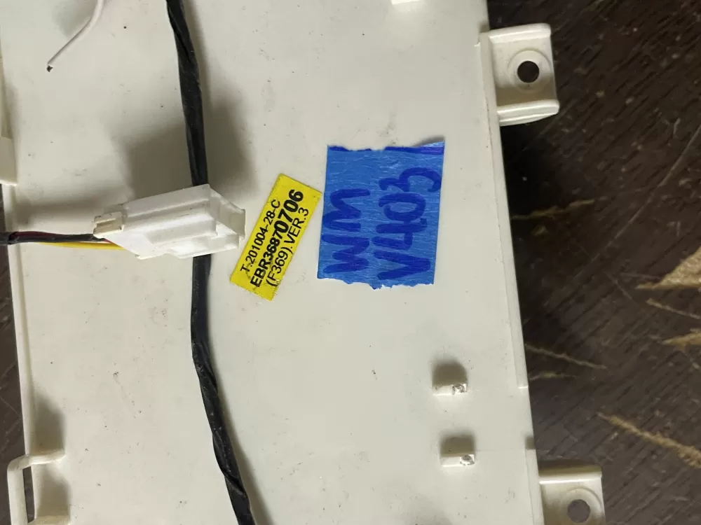 LG EBR36870706 Washer Control Board AZ40976 | Wmv403