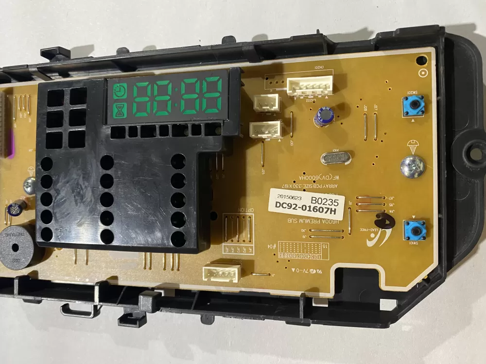 Samsung DC92 01607H DC9201607H Dryer Control Board Interface AZ191389 | BKV877