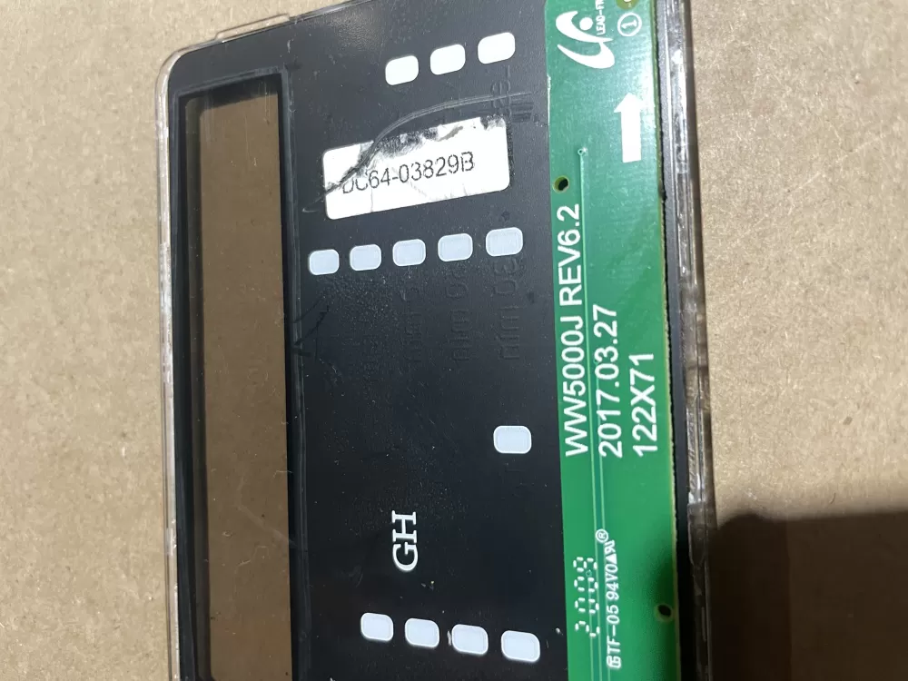 Samsung DC64-03829B Dryer Display UI Control Board AZ63435 | Wm1755