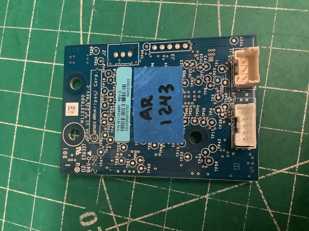 Whirlpool W11374897 Dryer Control Board AZ205552 | AR1243