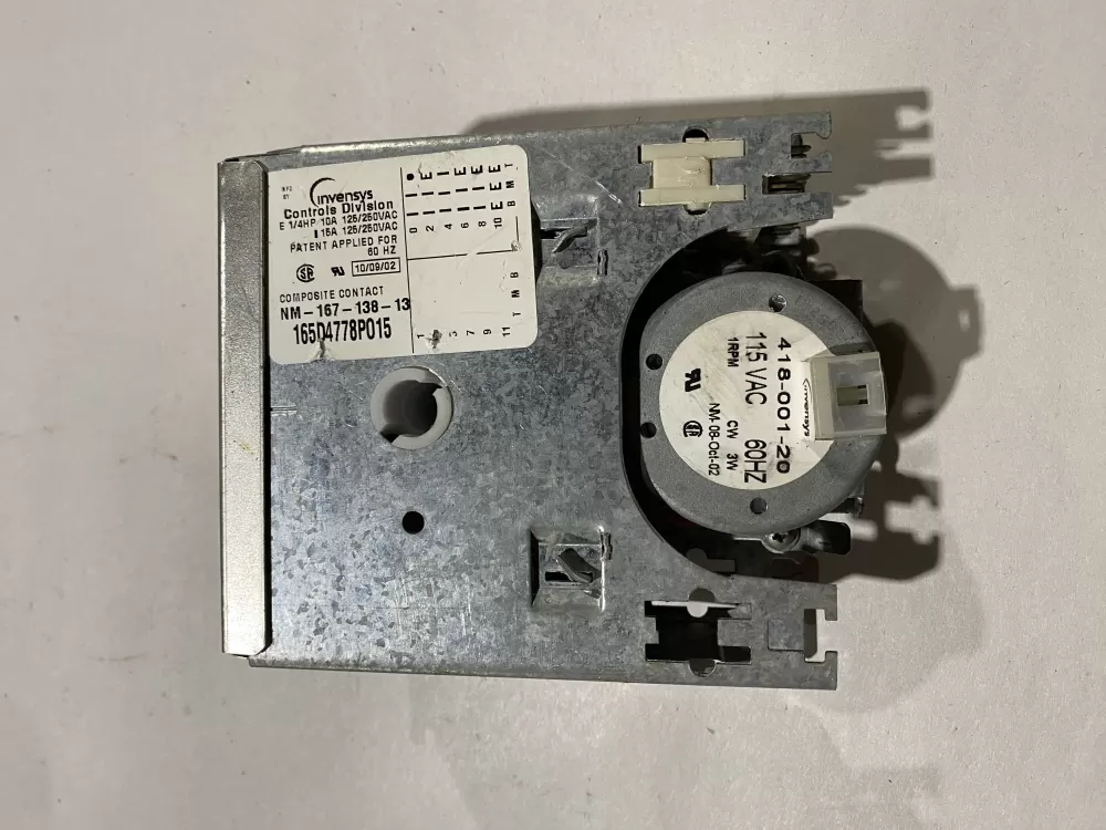 GE  Kenmore  Whirlpool 165D4778P015 Dishwasher Timer