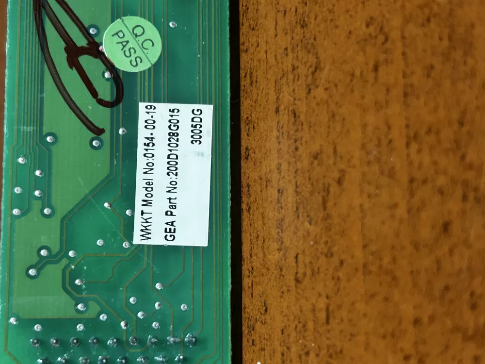 GE 200D1028G015 Refrigerator Display Control Board