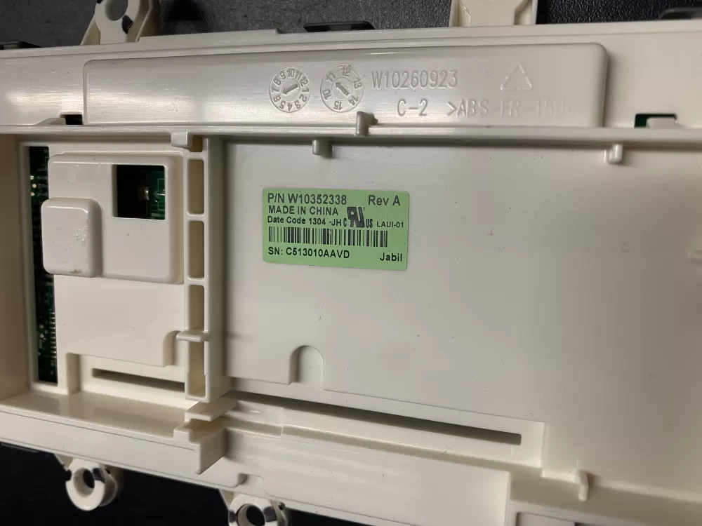 Whirlpool W10352338 Washer Control Board Interface AZ24085 | BK1205