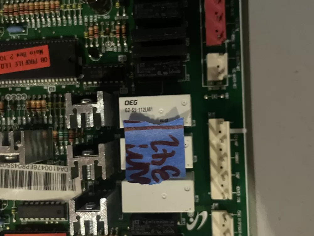 Samsung DA41 00476E Refrigerator Control Board AZ33484 | Wm342