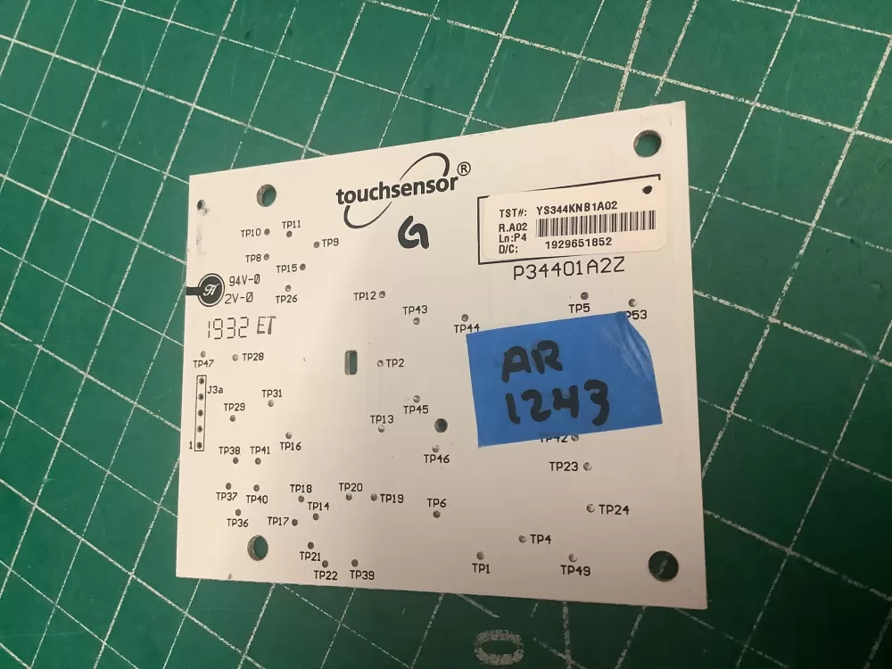 Whirlpool Washer YS344KNB1A02 P34401A2Z LED Touch Sensor AZ205540 | AR1243