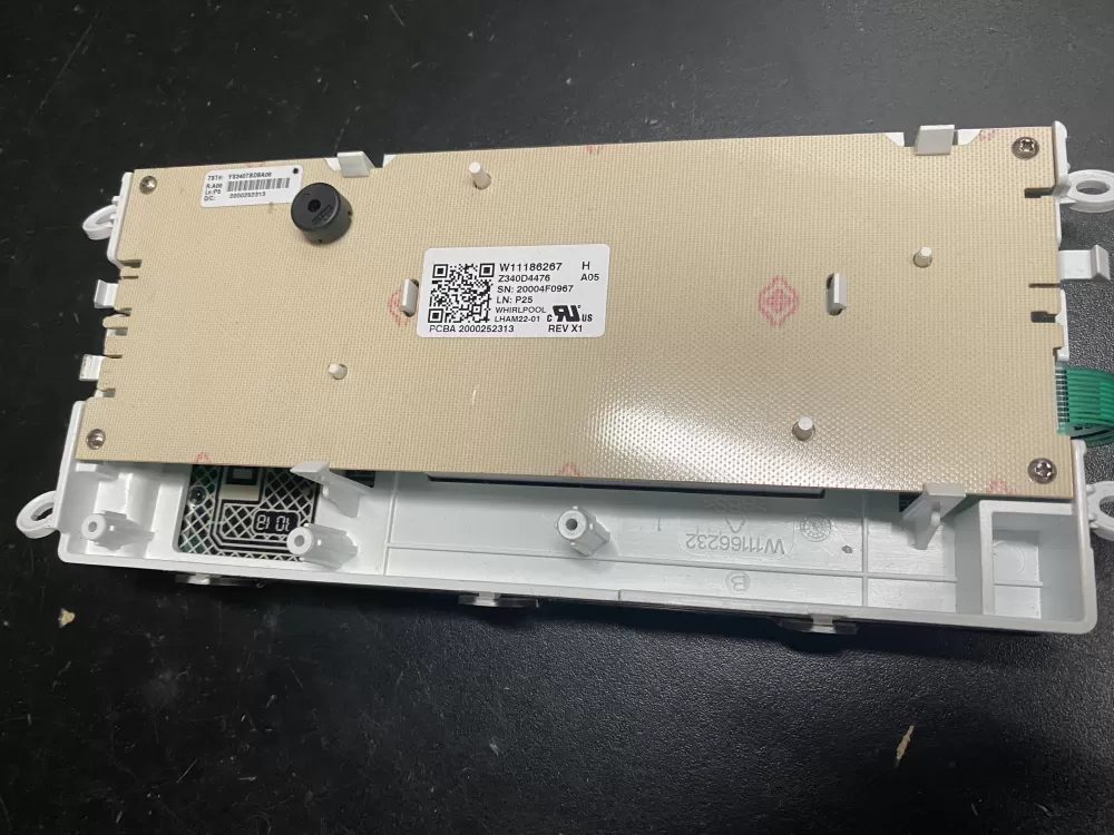 Maytag W11186267 Dryer Control Board Interface Panel AZ10649 | BK609