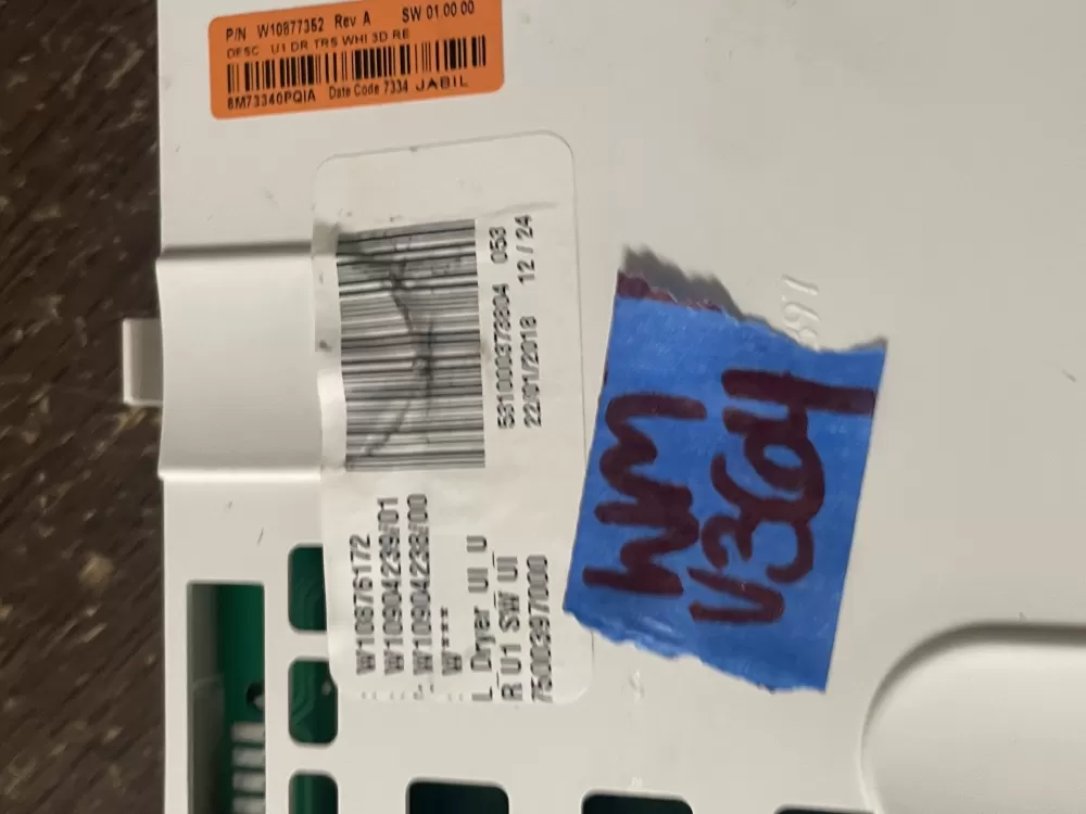 Whirlpool W10876172 W11089031 PS12070688 Dryer Control Board AZ44994 | Wmv115