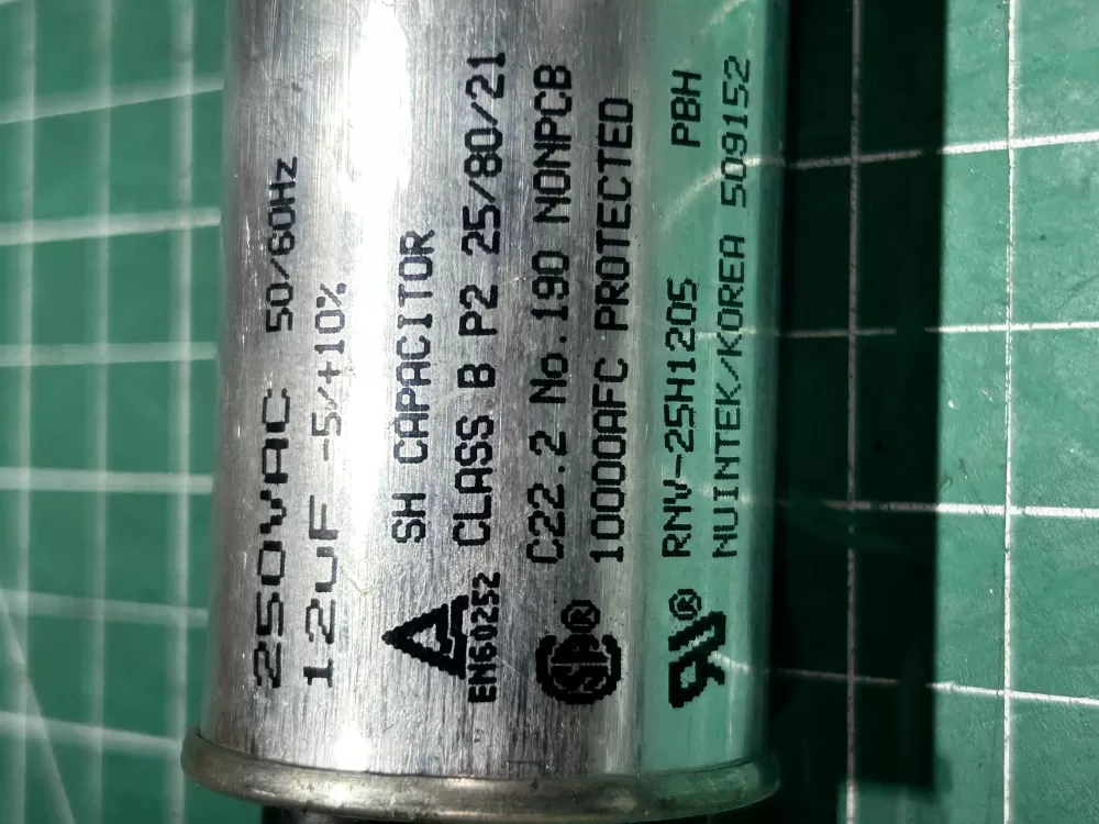 LG  Kenmore  Frigidaire EN60252-1 Refrigerator Capacitor