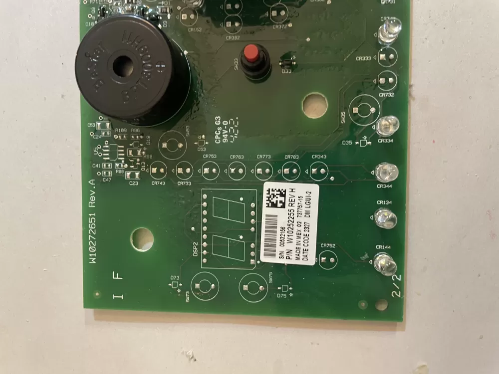 Whirlpool W10252255 WPW10269599 Washer Control Board AZ159107 | KM857