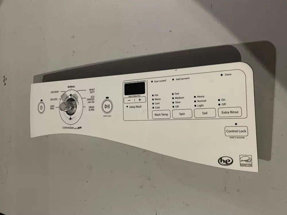 Whirlpool AP6024018 W10433082 W10750475 WPW10750475 PS11757368 Washer Control Panel
