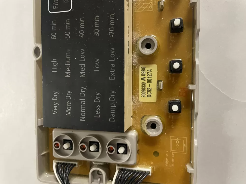 Samsung DC92-00127A Dryer Control Board