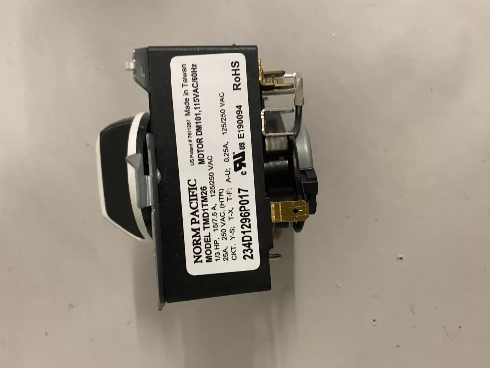 Kenmore  General Electric WE4M521 WE04X22654 PS11721520 234D1296P017 Dryer Timer