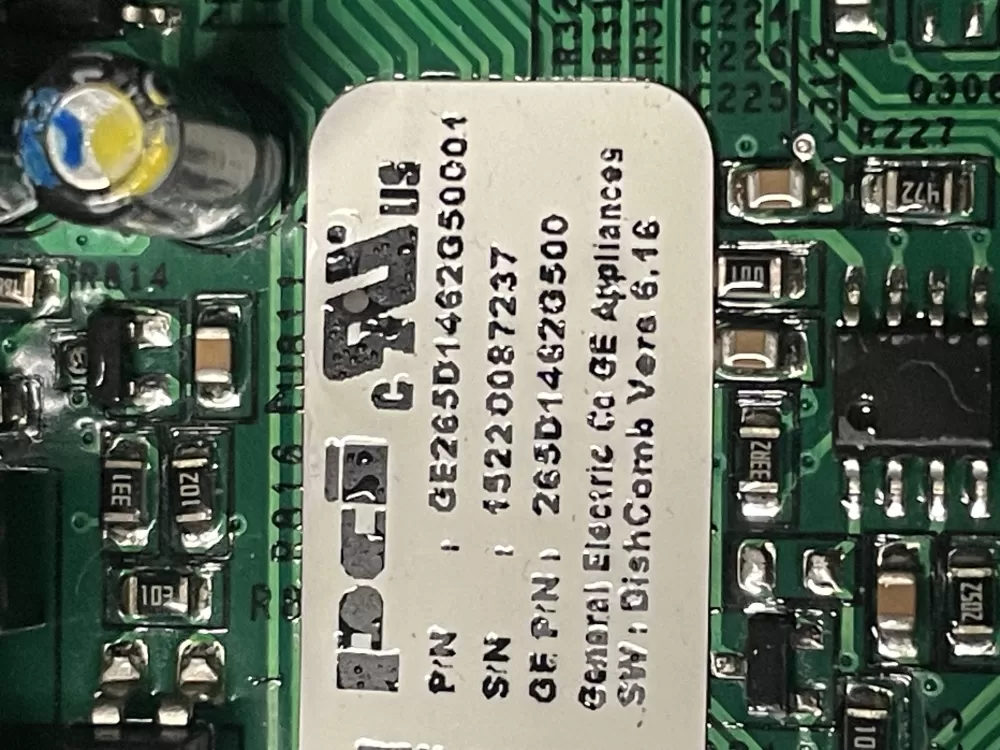 GE 265D1462G500 WD21X24899 AP6972062 Dishwasher Control Board AZ6476 | WM1443