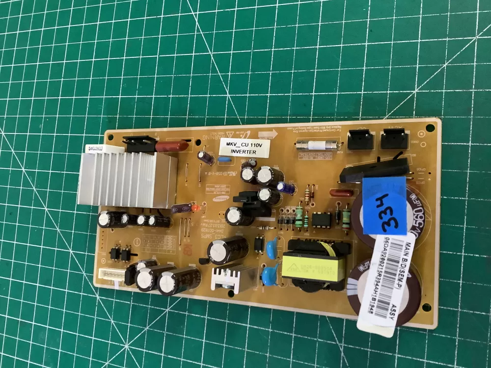 Samsung DA92 00215R Refrigerator Control Board Inverter AZ204118 | NR334