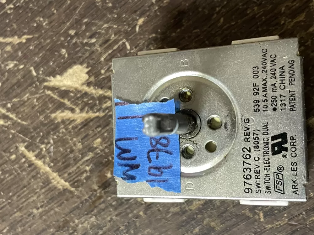 Kitchenaid Control Switch KitchenAid AP6014172 Range Control Board Surface Switch AZ60255 ...
