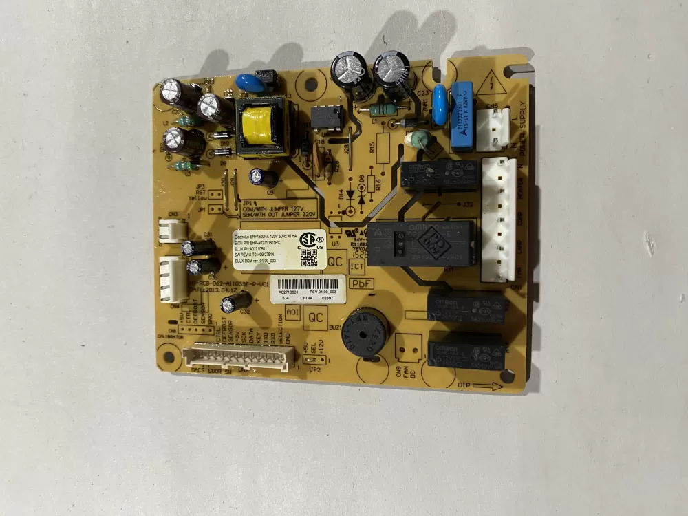 Electrolux Refrigerator A02710601 Main Control Board AZ186004 | BK2725
