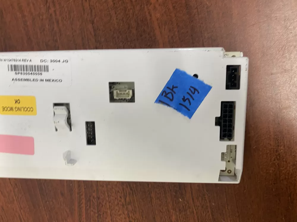 Whirlpool w10476314 Refrigerator Control Board AZ47987 | BK1514