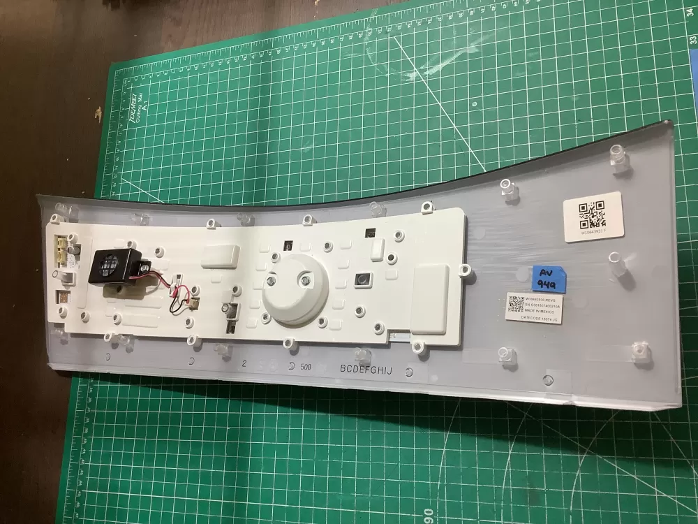 Whirlpool Kenmore W10643930 W106439301 Control Board Overlay AZ214248 | ARV949
