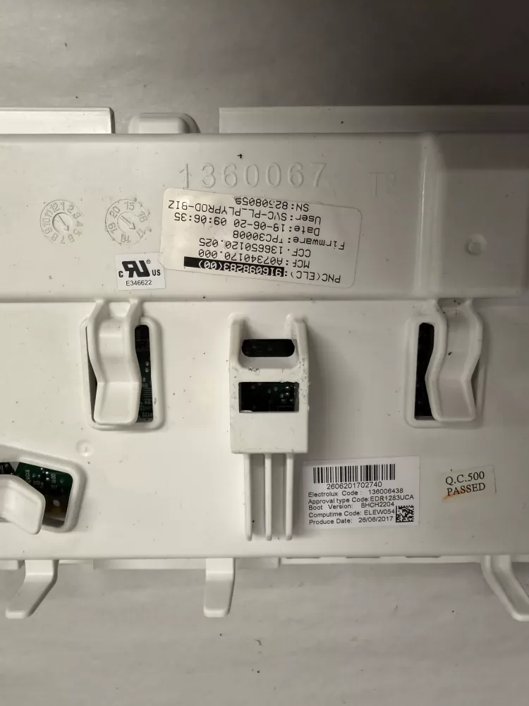 Electrolux 136006438 Dryer Control Board AZ211414 | KMV908
