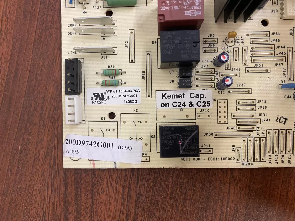 GE EBX1110P002 200D49742G001 Fridge Control Board AZ33374 | BK1684