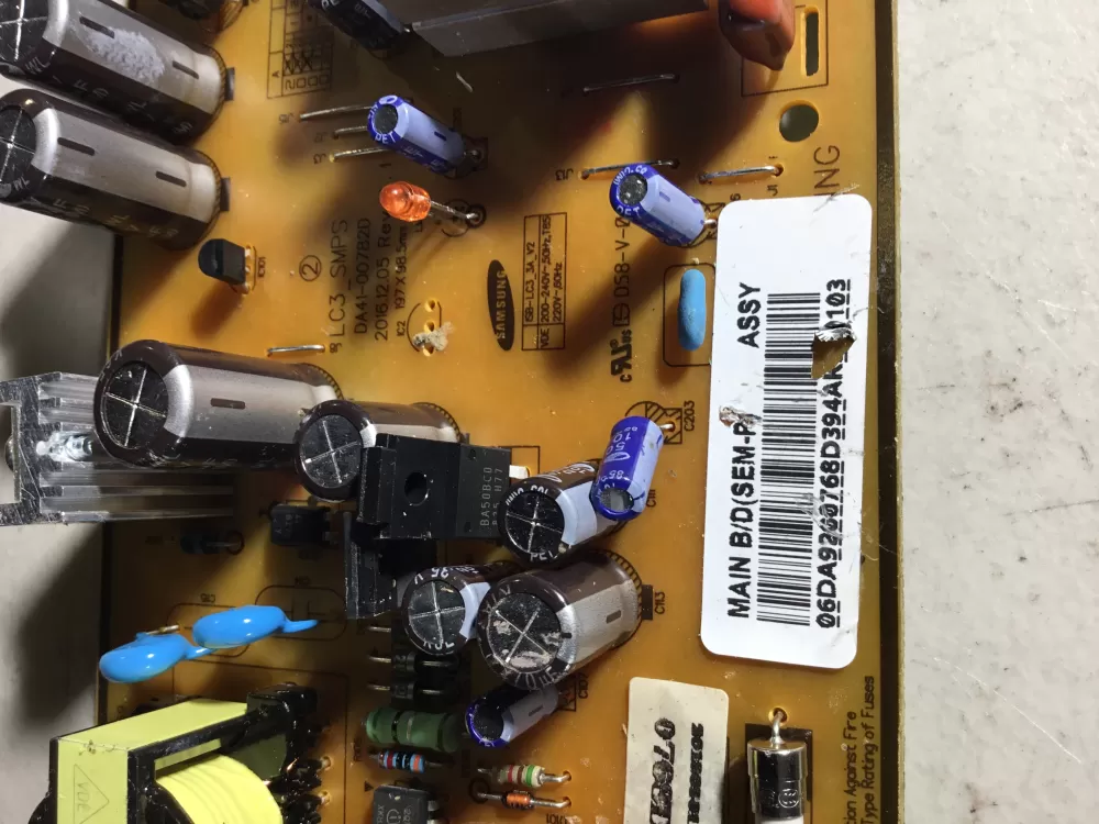 Samsung DA92 00768D Refrigerator Control Board Inverter AZ42589 | NR1731