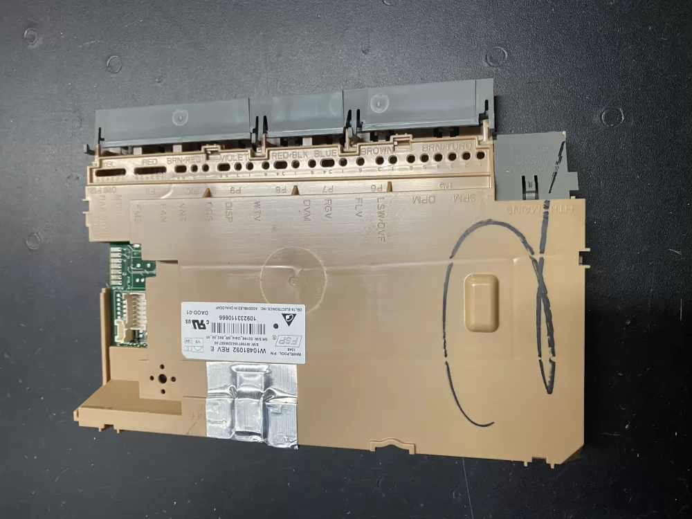 Kenmore W10481091 W10866118 AP6027291 W10567073 W10567080 W10745399 W10813313 4459703 PS11759622 W10403604 W10403605 W10481092 W10509836 W10584058 W10608629 W10643059 W10643064 W10796283 W10842318 Dishwasher Control Board