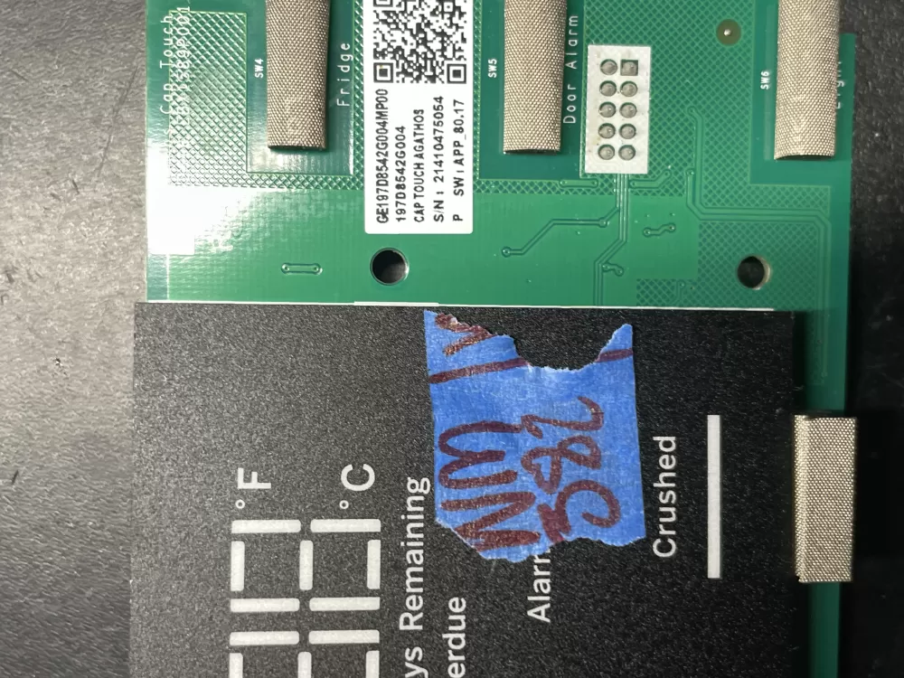 GE 197D8542G004 Refrigerator Control Board Dispenser AZ36540 | Wm382