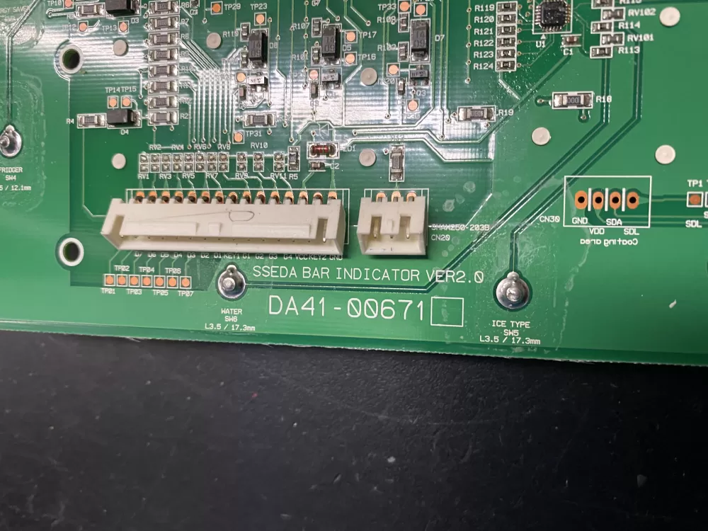 Samsung DA41-00671 Refrigerator Control Board AZ16510 | BK822