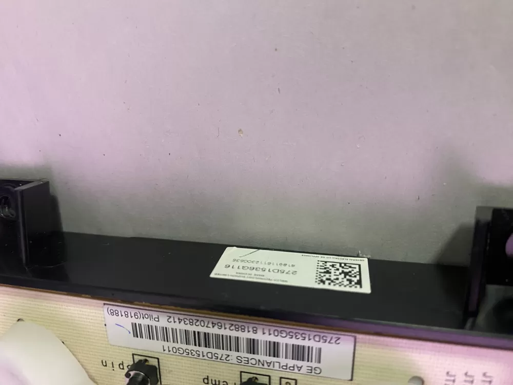 GE 275D1535G011 Washer Control Board AZ197258 | BKV893