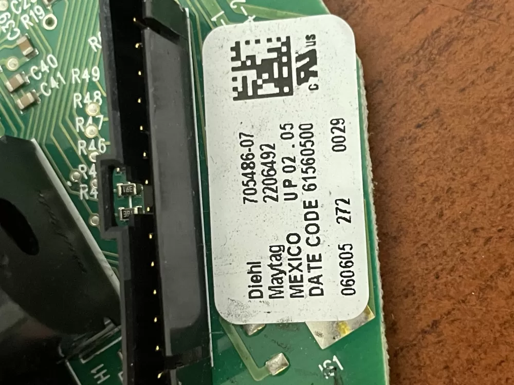 Maytag Amana W10756689 2206492 Dryer Main Control Board AZ47830 | Wm697