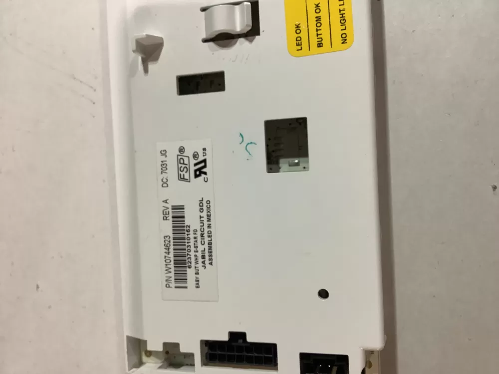 Whirlpool W10744623 Refrigerator Control Board Dispenser AZ183766 | ZC2711