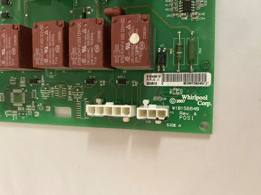 Whirlpool W10259855 W10156840 Refrigerator Control Board AZ199370 | BK2785