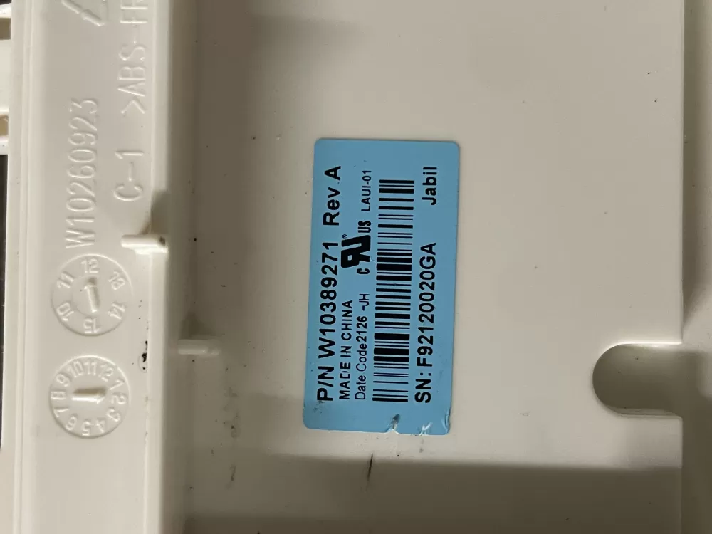 Whirlpool W10389271 Dryer Control Board AZ48092 | Wm728
